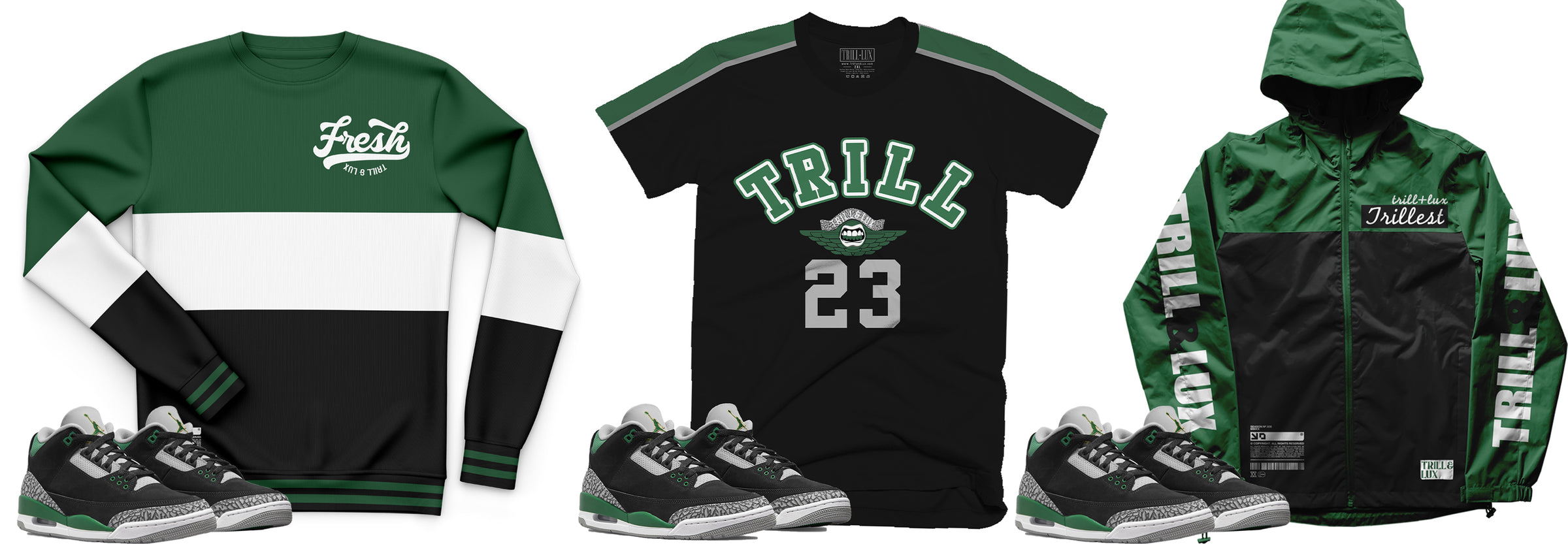 Air Jordan 3 Pine Green