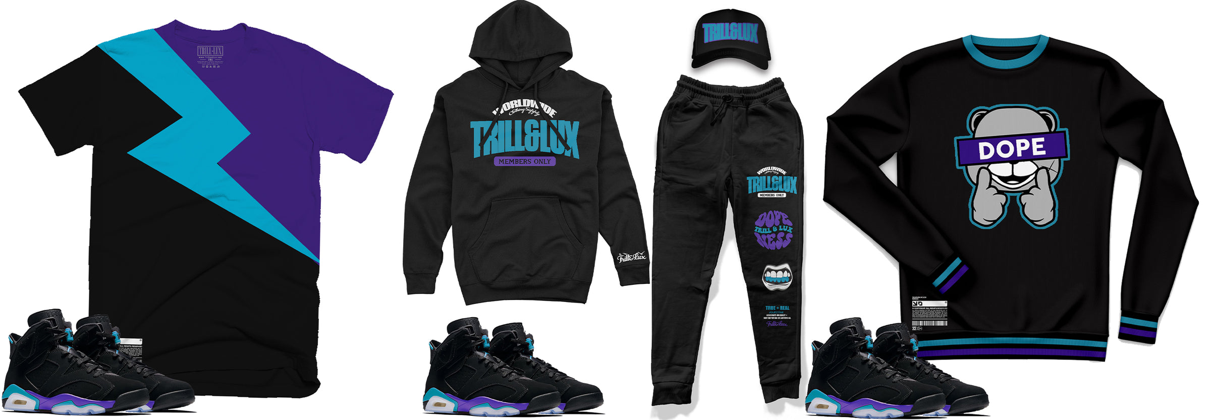 Air Jordan 6 Aqua Inspired Collection