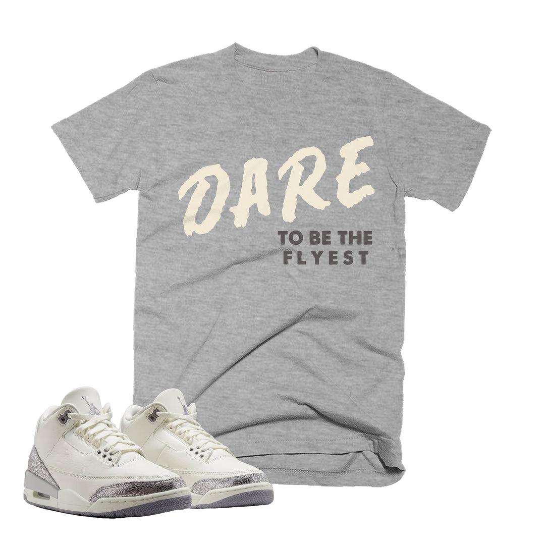 Heather Grey T-shirt with an Dare design on the front
