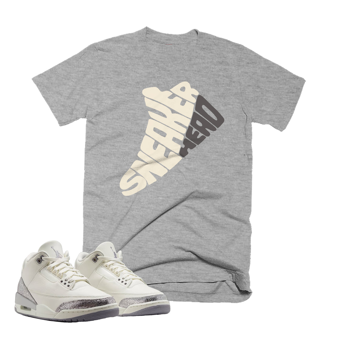 Heather Grey T-shirt with an sneakerhead design on the front