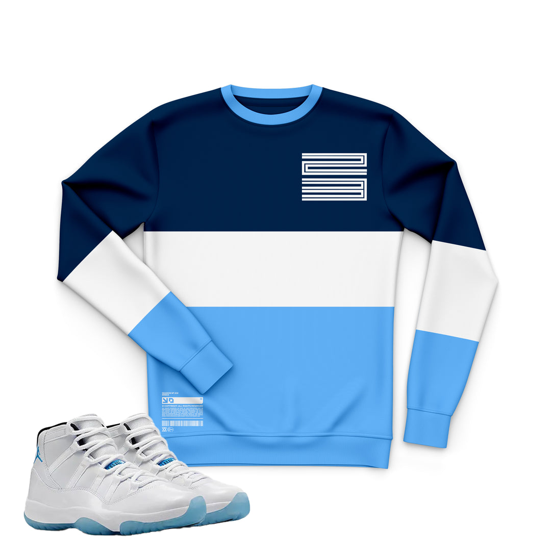 23 Retro Air Jordan 11 Legend Blue Sweatshirt