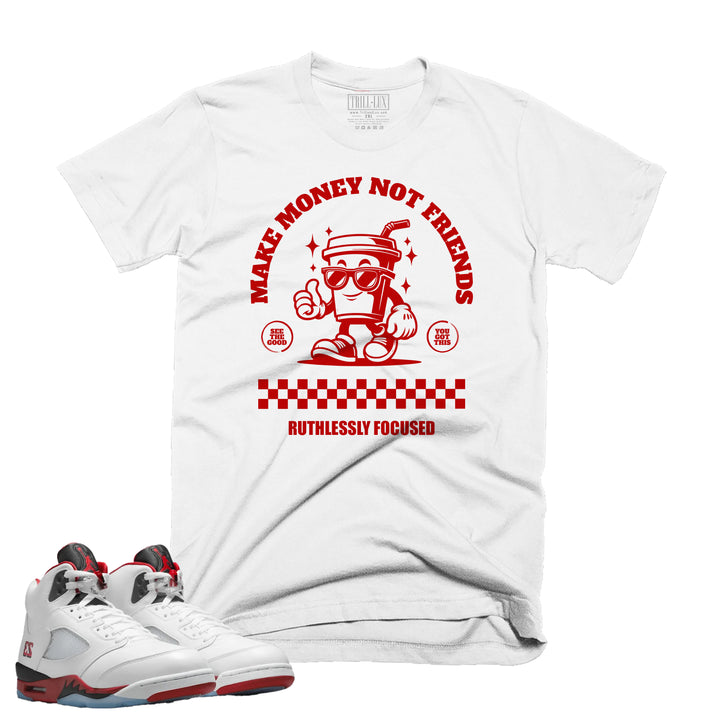 Make Money | T-Shirt - Fire Red 5 | Trill and Lux