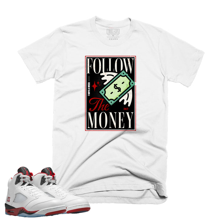 Follow the Money | T-Shirt - Fire Red 5 | Trill and Lux