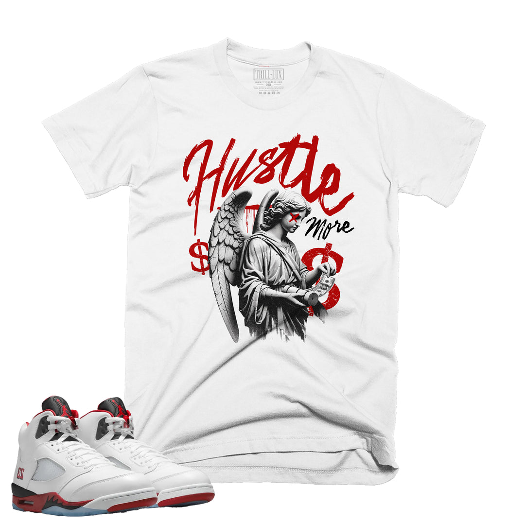 Hustle More | T-Shirt - Fire Red 5 | Trill and Lux