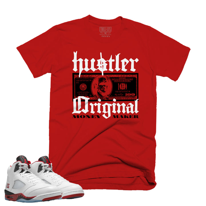 Money maker| T-Shirt - Fire Red 5 | Trill and Lux