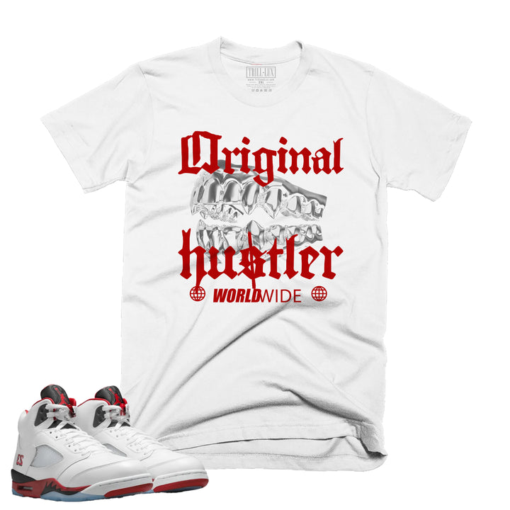 Original Hustler | T-Shirt - Fire Red 5 | Trill and Lux