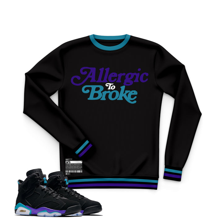 Allergic | Air Jordan 6  Aqua T-shirt | Hoodie | Sweatshirt | Jogger | Hat