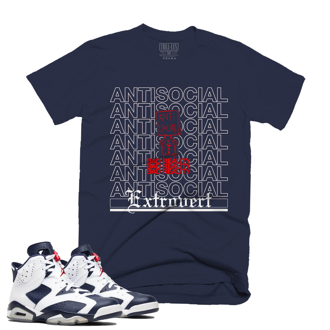 Antisocial | Retro Air Jordan 6 Olympic Tee