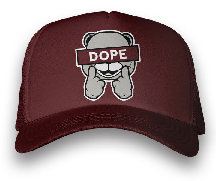 Dope Bear | Retro Air Jordan 5 Burgundy T-shirt | Hoodie | Sweatshirt | Hat