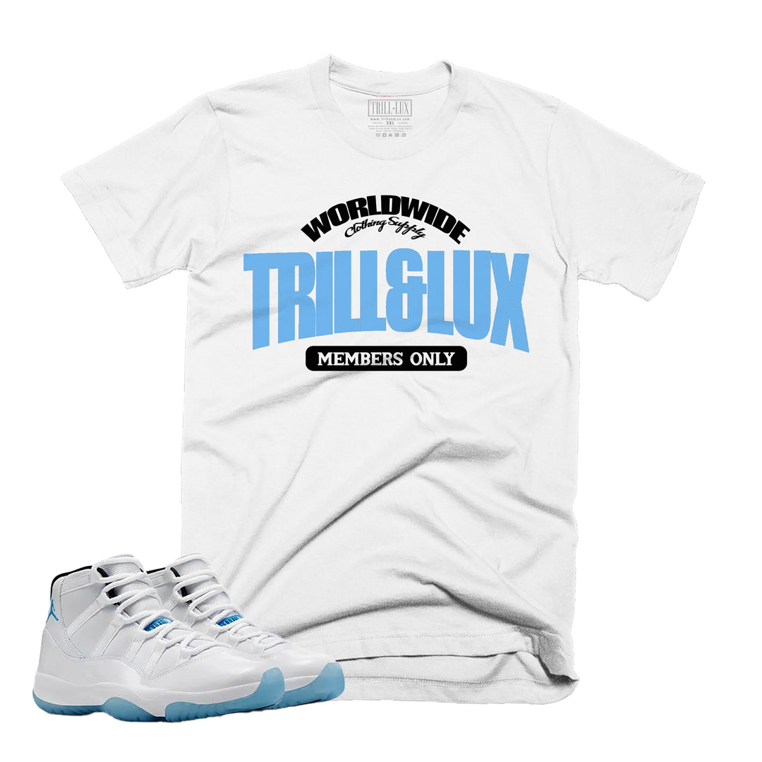 Members Only | Retro Air Jordan 11 Legend Blue Tee