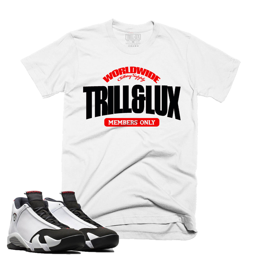 Members Only | Retro Air Jordan 14 Black Toe Tee