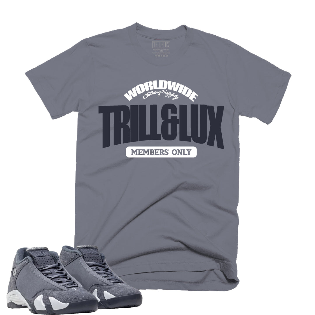 Members Only | Retro Air Jordan 14 Flint Grey Tee