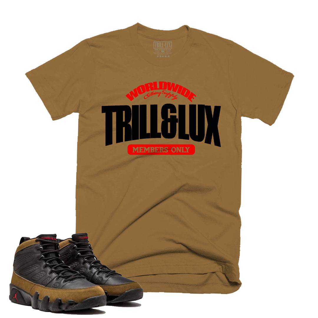 Members Only | Retro Air Jordan 9 Olive Tee