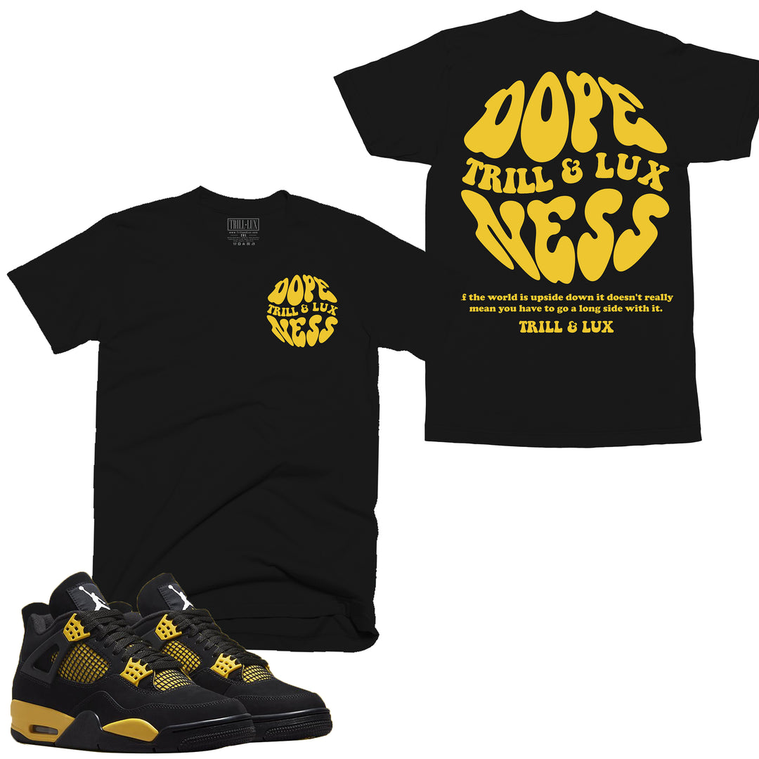 Dopeness | Retro Air Jordan 4 Thunder T-shirt |