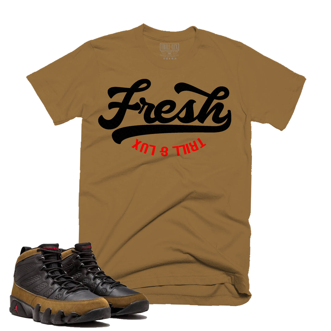 Fresh | Retro Air Jordan 9 Olive Tee