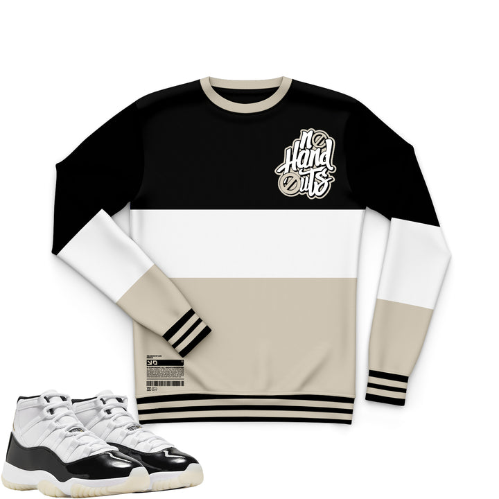 No handouts | Retro Air Jordan 11 gratitude T-shirt | Hoodie | Sweatshirt | Hat | Joggers