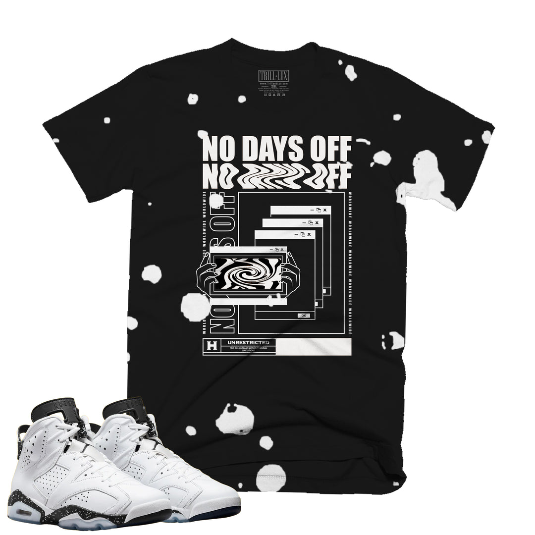 No Days Off | Retro Air Jordan 6 Oreo Tee