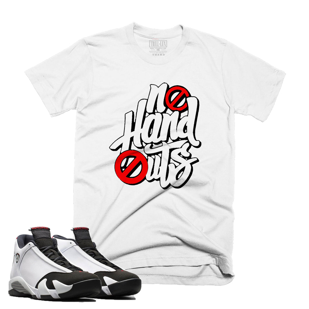 No Handouts | Retro Air Jordan 14 Black Toe Tee