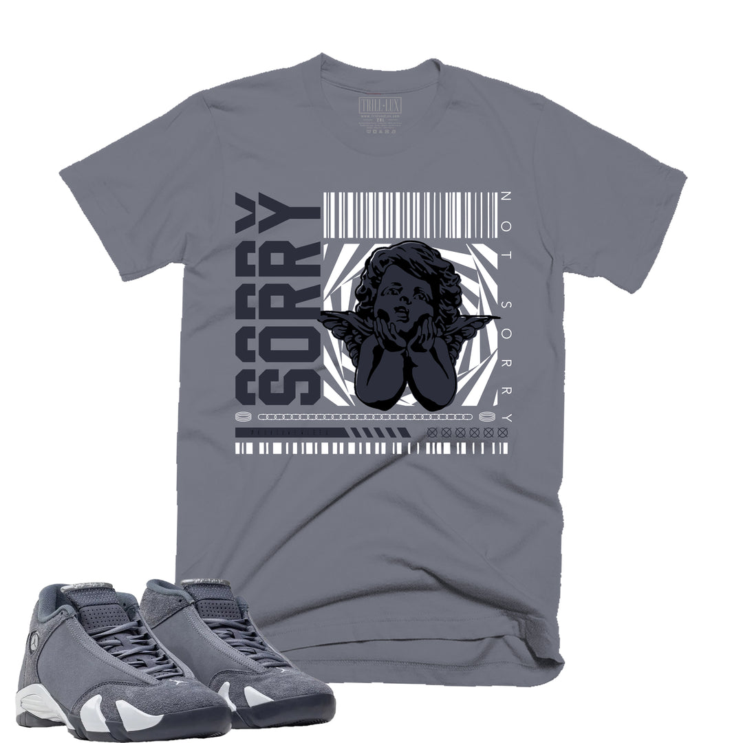 Not Sorry | Retro Air Jordan 14 Flint Grey Tee