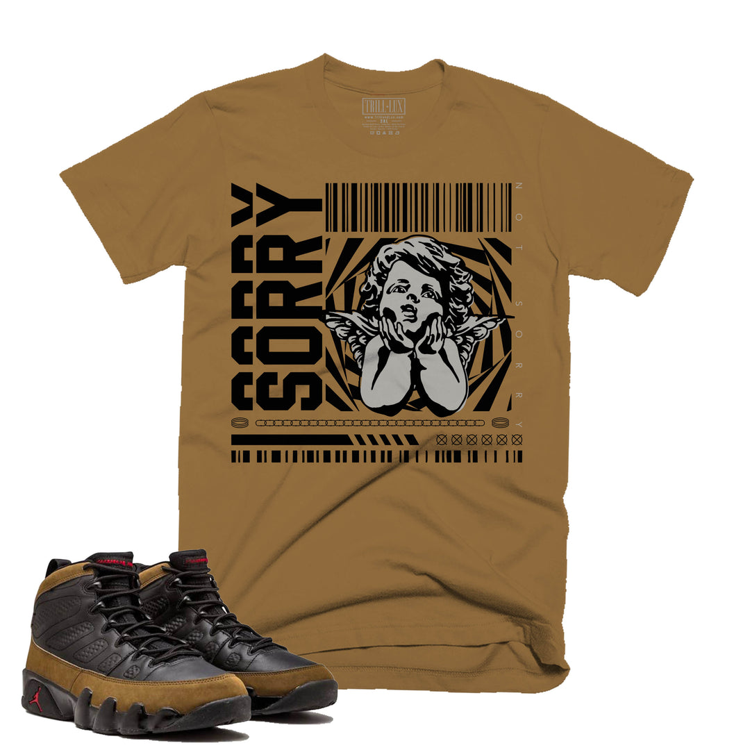 Not Sorry | Retro Air Jordan 9 Olive Tee