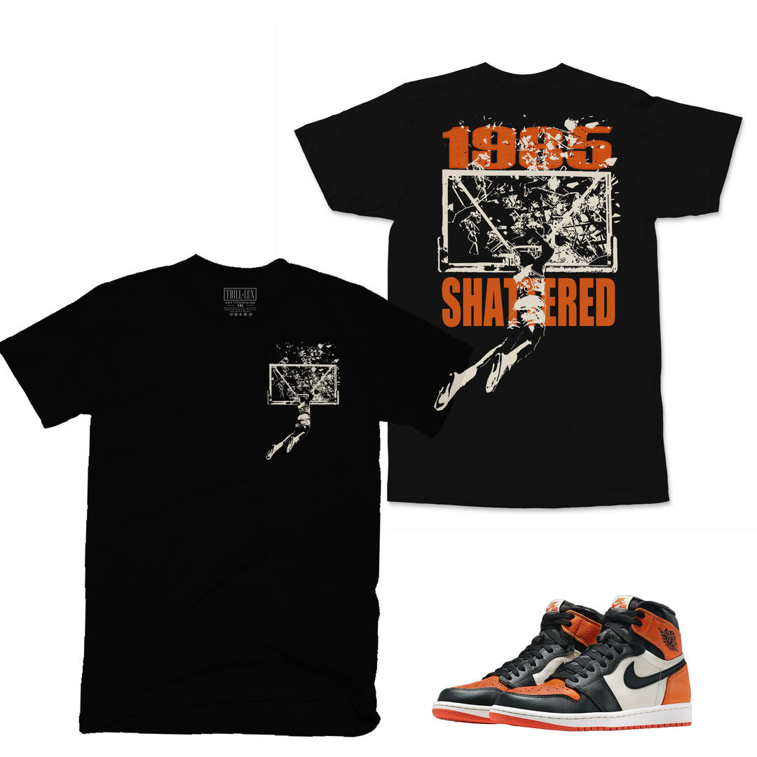 85 Shattered | T-Shirt - Shattered Backboard | Trill and Lux
