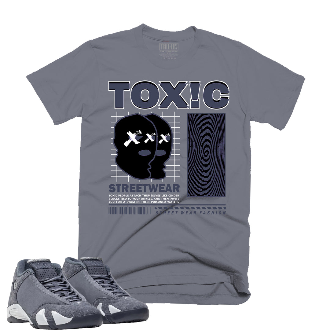 Toxic | Retro Air Jordan 14 Flint Grey Tee