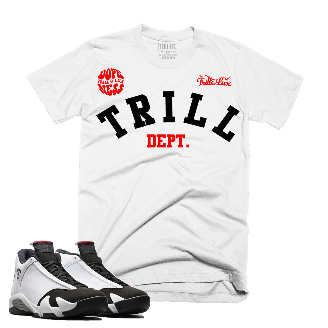 Trill Dept | Retro Air Jordan 14 Black Toe Tee