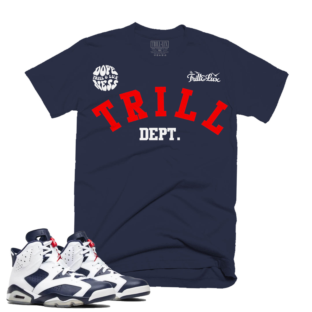 Trill Dept  | Retro Air Jordan 6 Olympic Tee