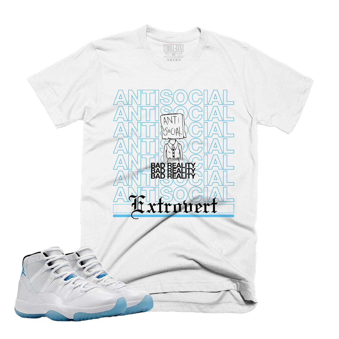 Antisocial | Retro Air Jordan 11 Legend Blue Tee
