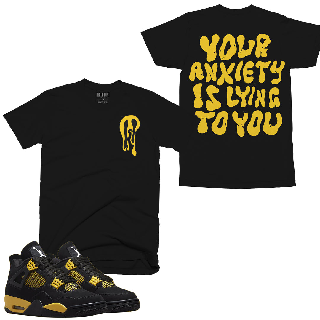 Anxiety v2 | Retro Air Jordan 4 Thunder T-shirt |