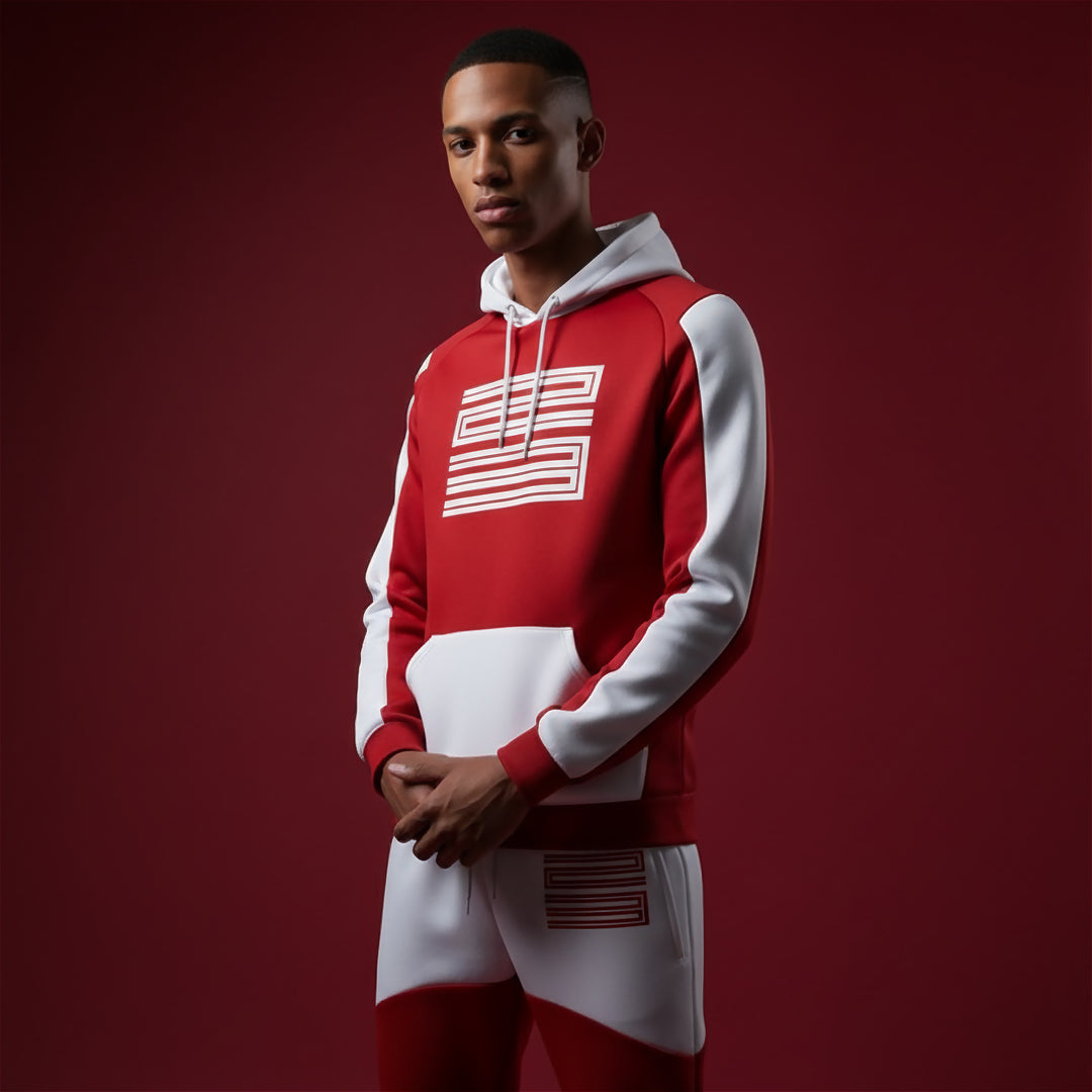 23 | Jordan 11 Cherry Red  Inspired Jogger and Hoodie Suit | Retro