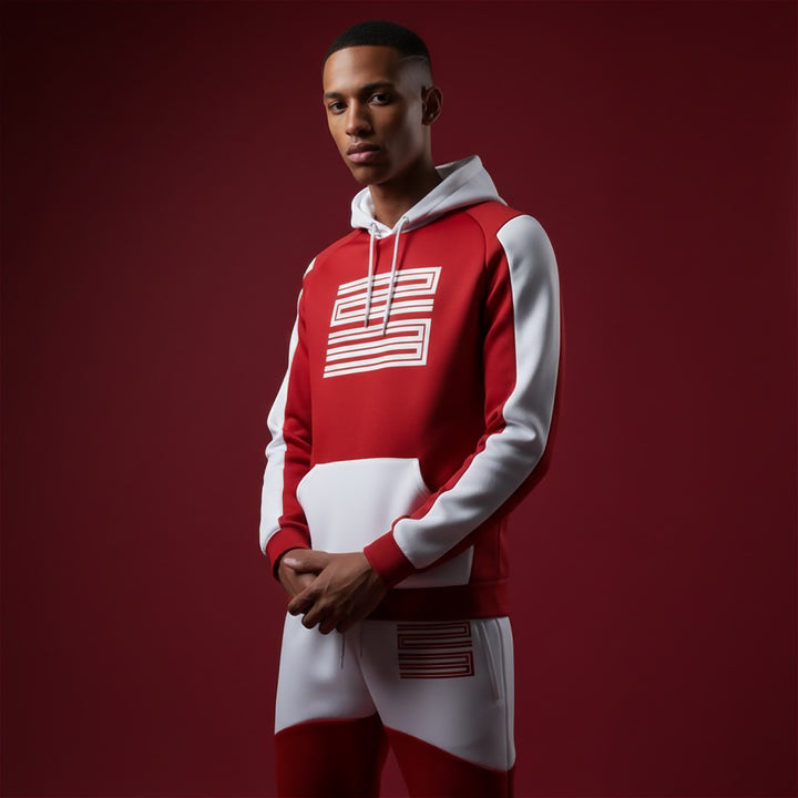 23 | Jordan 11 Cherry Red  Inspired Jogger and Hoodie Suit | Retro