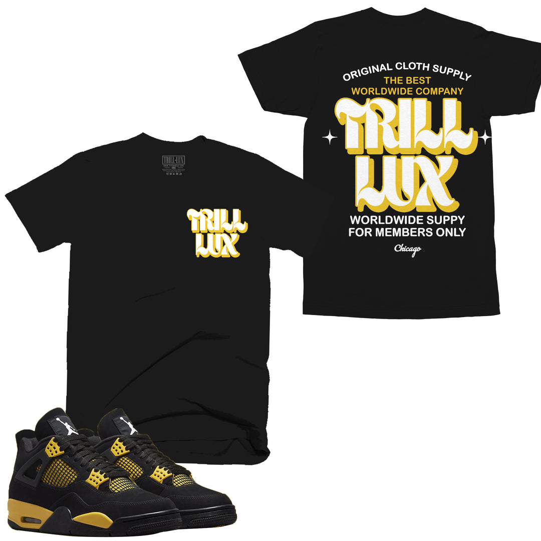 Supply Tee | Retro Air Jordan 4 Thunder T-shirt |