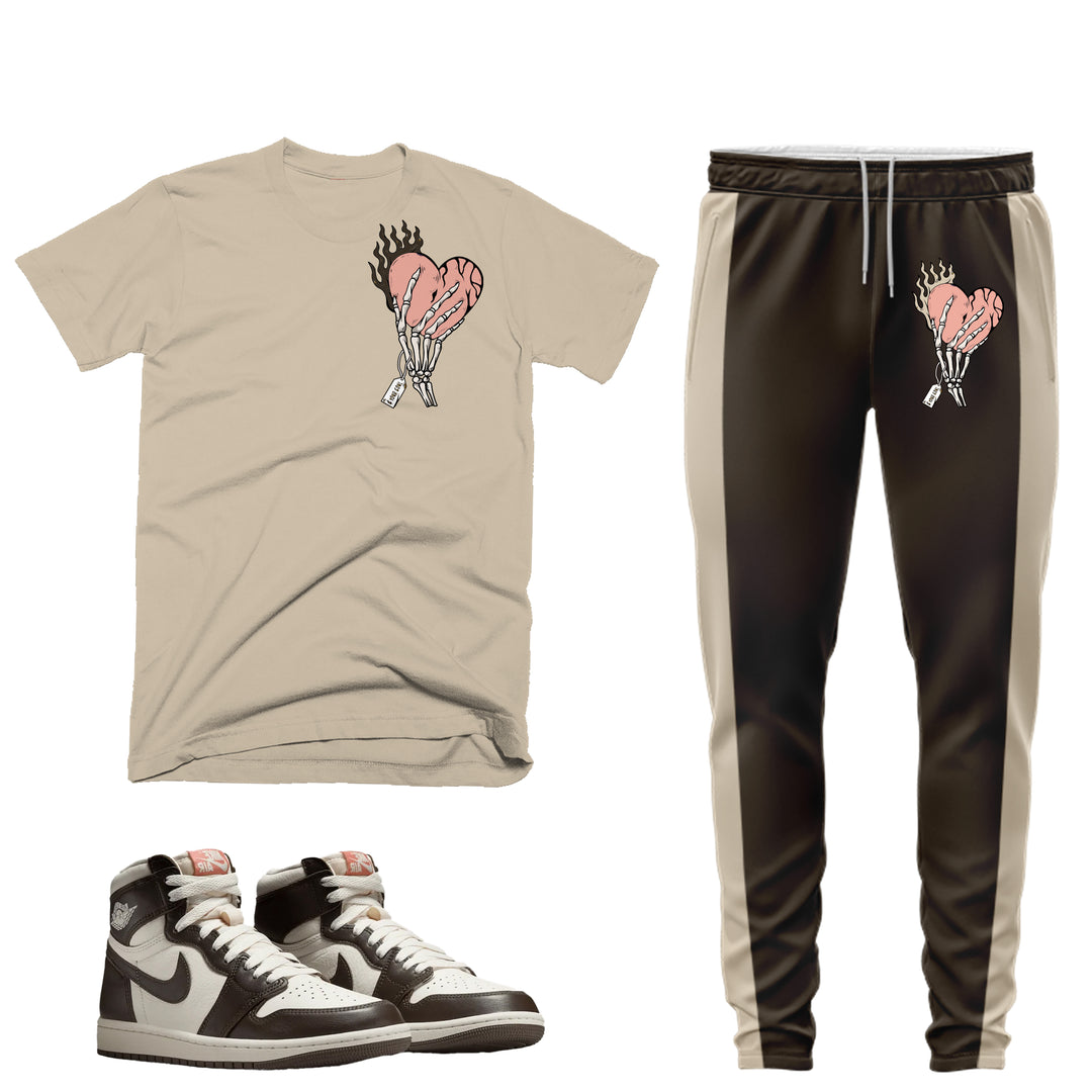Cost Your Soul | T-shirt and Jogger Outfit Match - Baroque Brown