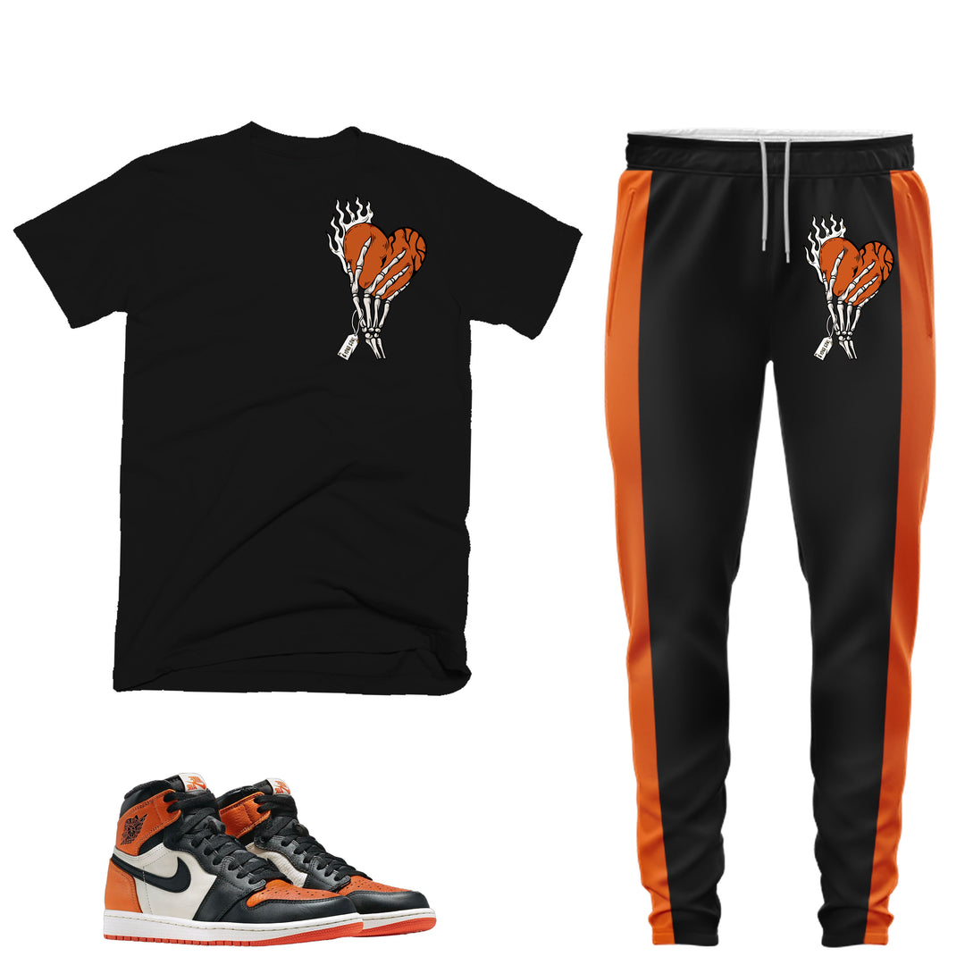 Cost Your Soul | T-shirt and Jogger Outfit Match - Shattered Backboard