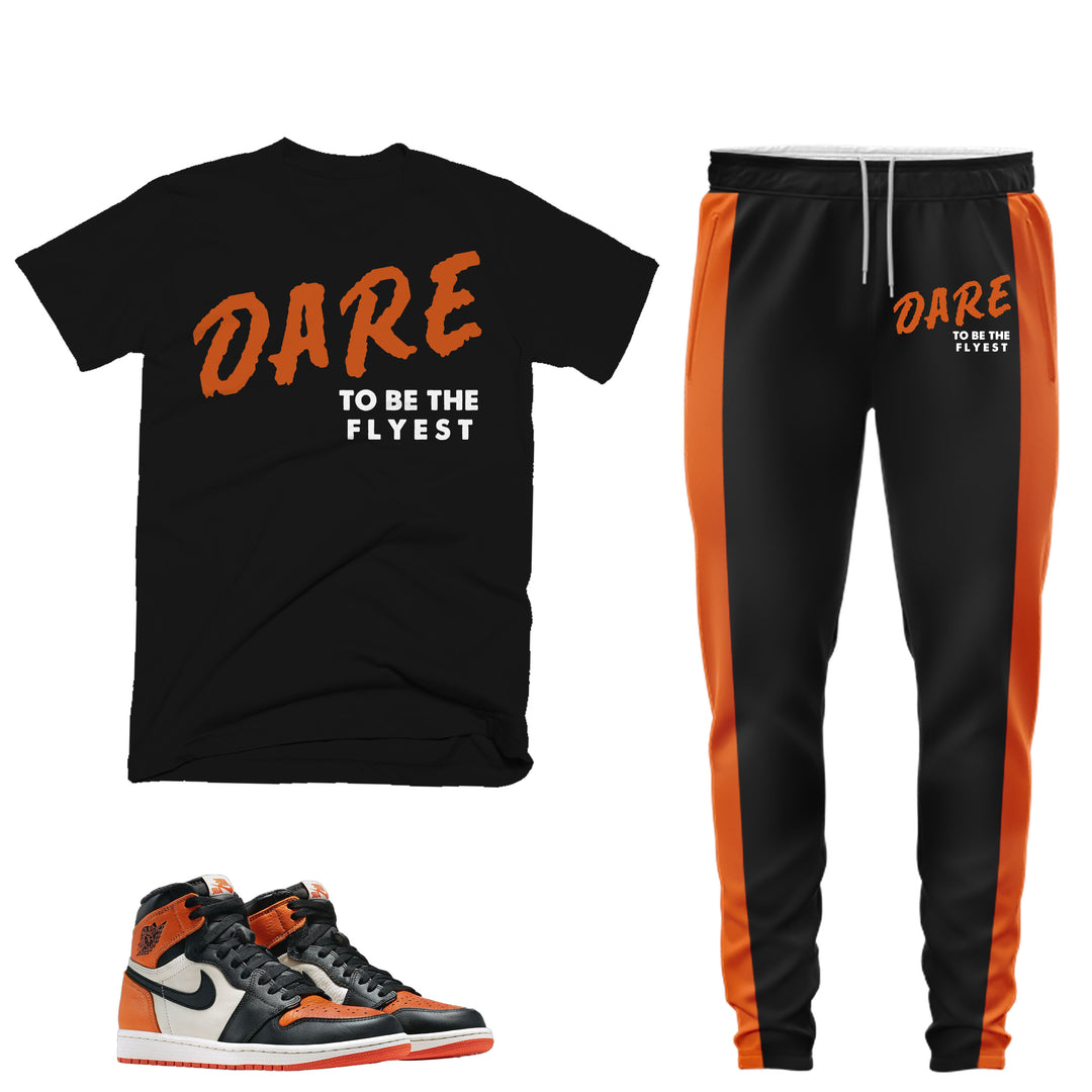 Dare | T-shirt and Jogger Outfit Match - Shattered Backboard