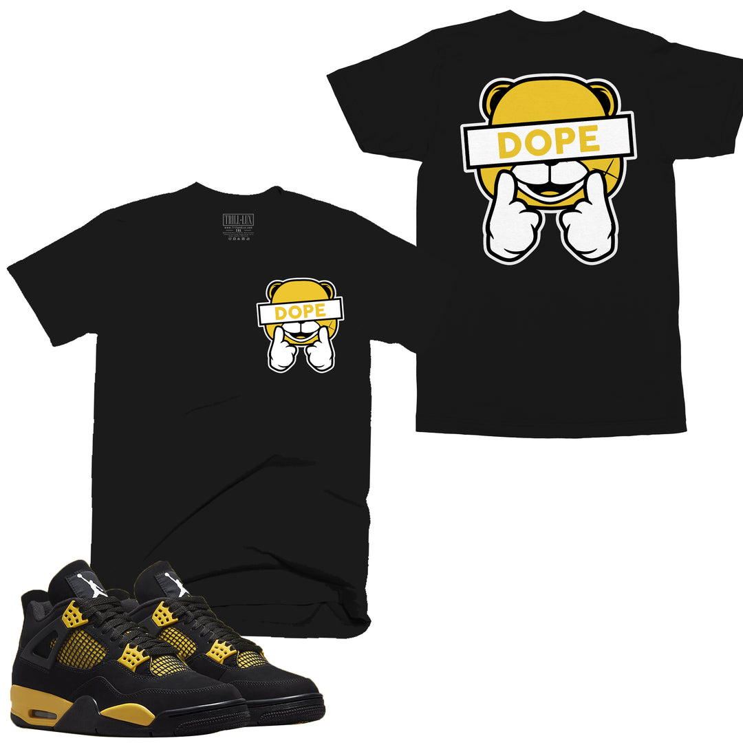 Dope | Retro Air Jordan 4 Thunder T-shirt |