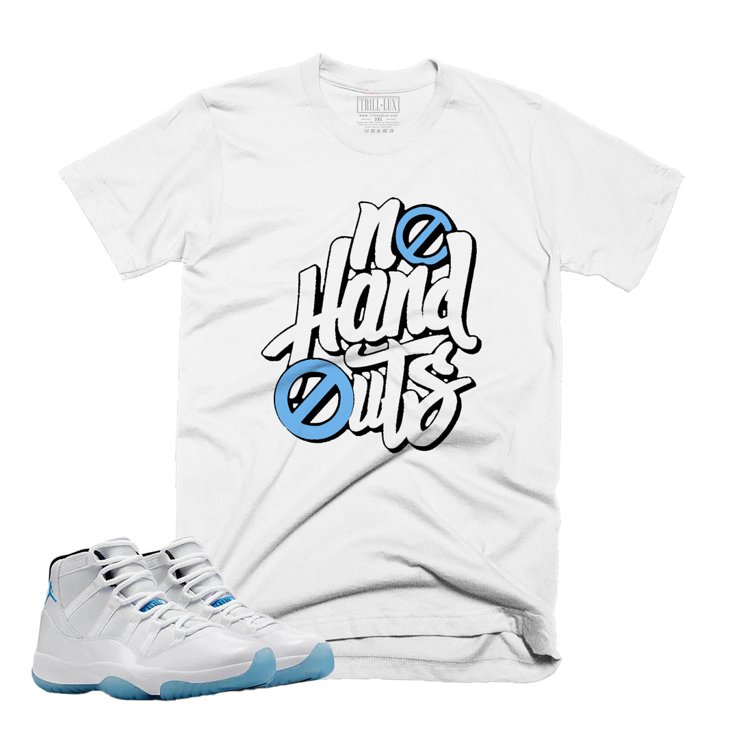 No Handouts | Retro Air Jordan 11 Legend Blue Tee