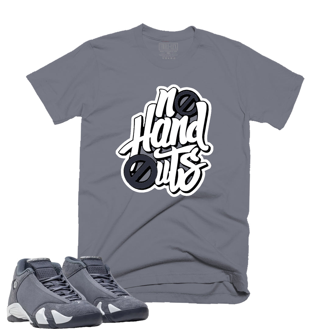 No Handouts | Retro Air Jordan 14 Flint Grey Tee