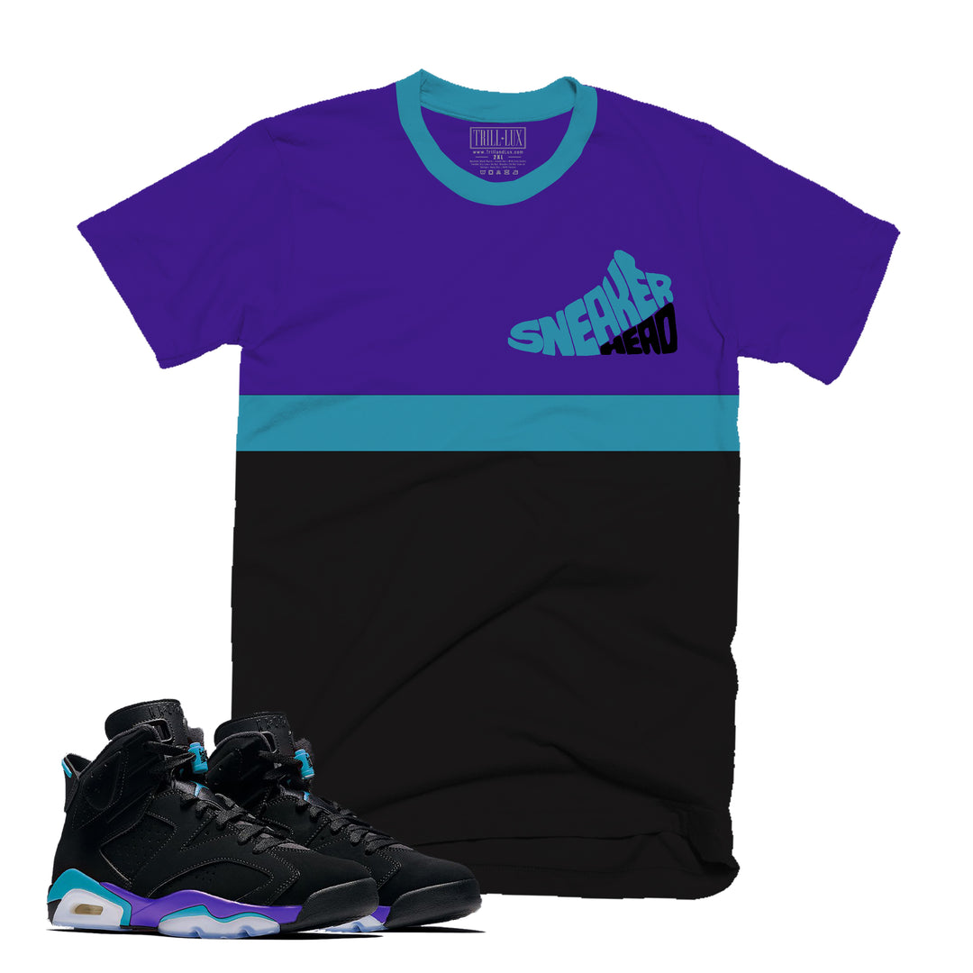 Sneakerhead | Retro Air Jordan 6 Aqua T-shirt