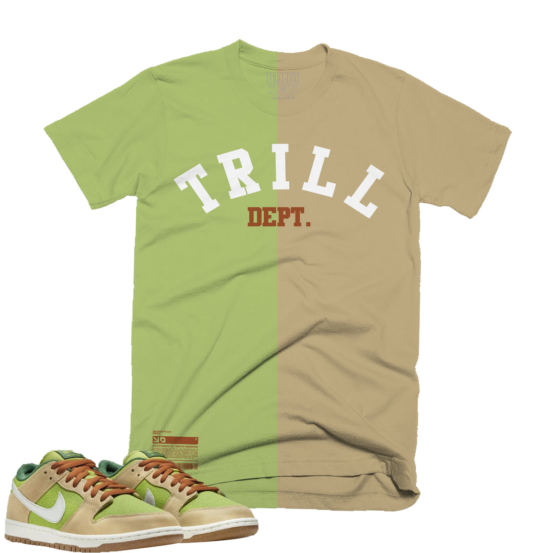 Trill Dept Tee. Perfect Match for Sesame & Pear Dunks