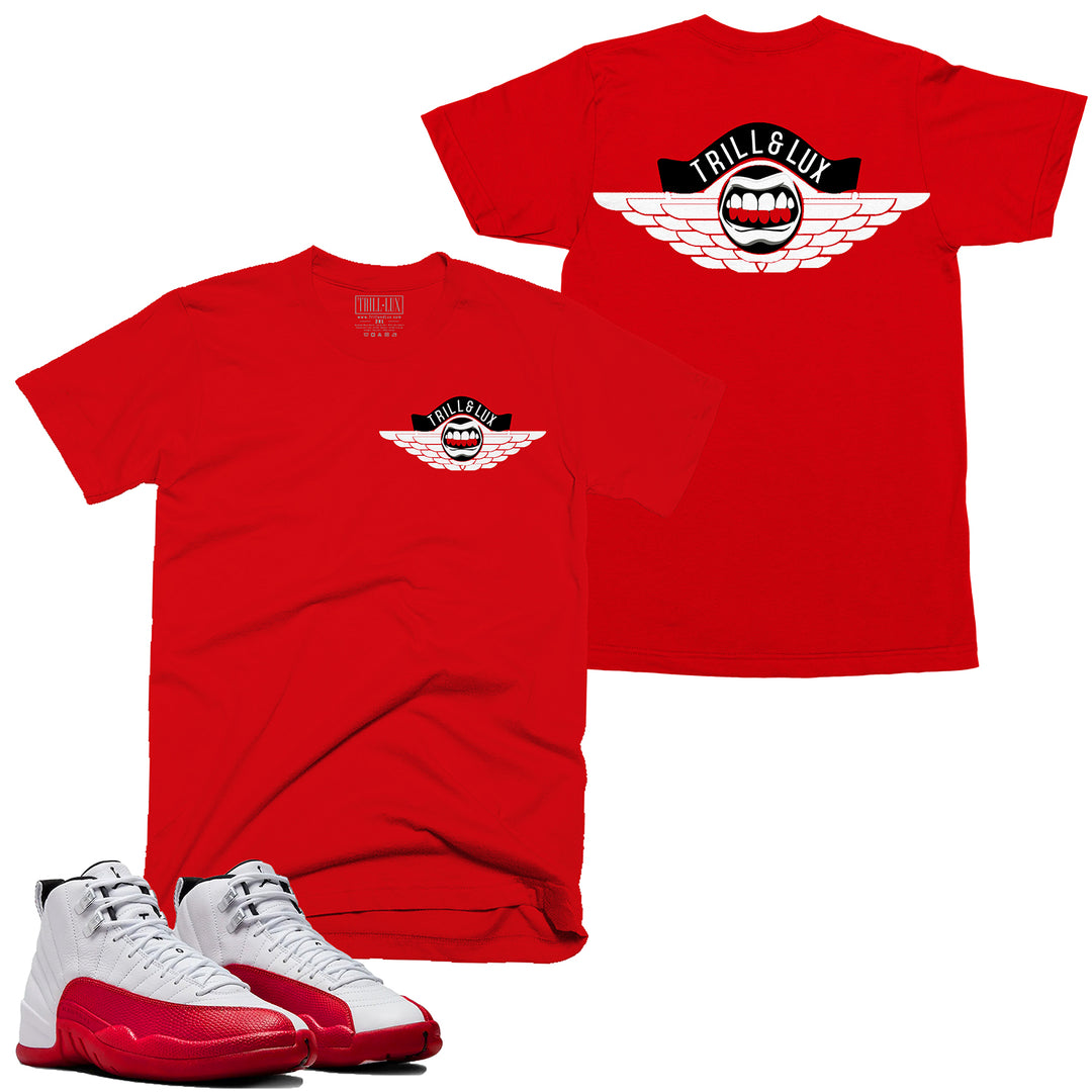 Flight Tee | Retro Air Jordan 12 Cherry Red T-shirt