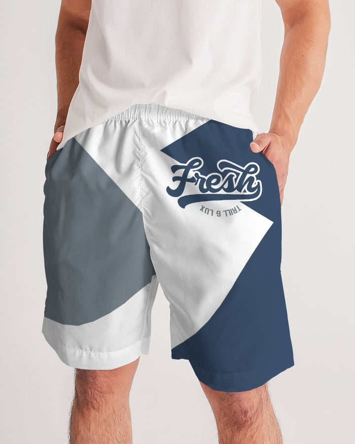 Trill & Lux | Air jordan 13 Flint Inspired fragment Jogger Shorts