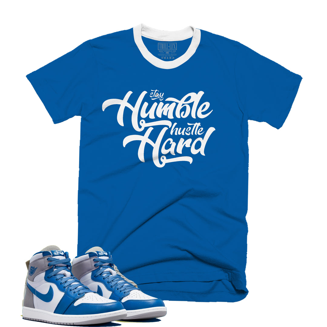 Humble | Retro Air Jordan 1 True Blue Colorblock T-shirt