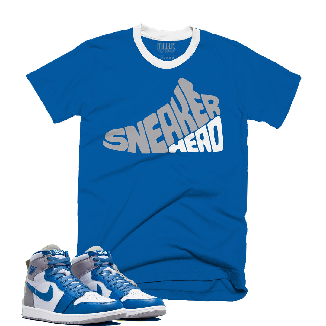 Sneakerhead | Retro Air Jordan 1 True Blue Colorblock T-shirt
