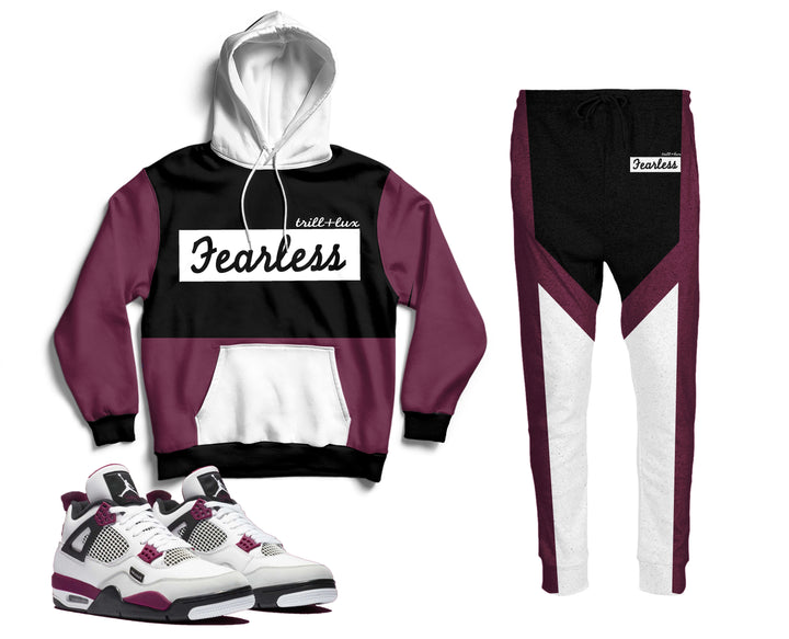 Fearless | Retro Jordan 4 PSG Inspired Hoodie and Jogger