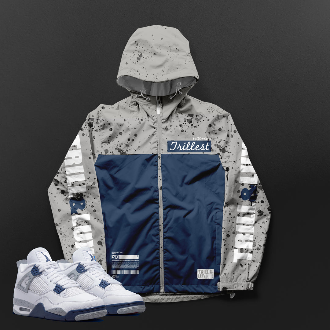 Trillest | Air Jordan 4 Midnight Navy Windbreaker