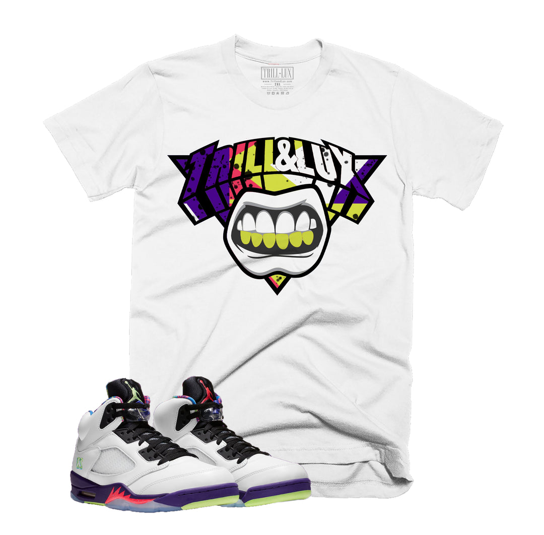 Trill Grill | Retro Air Jordan 5 Ghost Green Inspired | T-shirt Bel Air