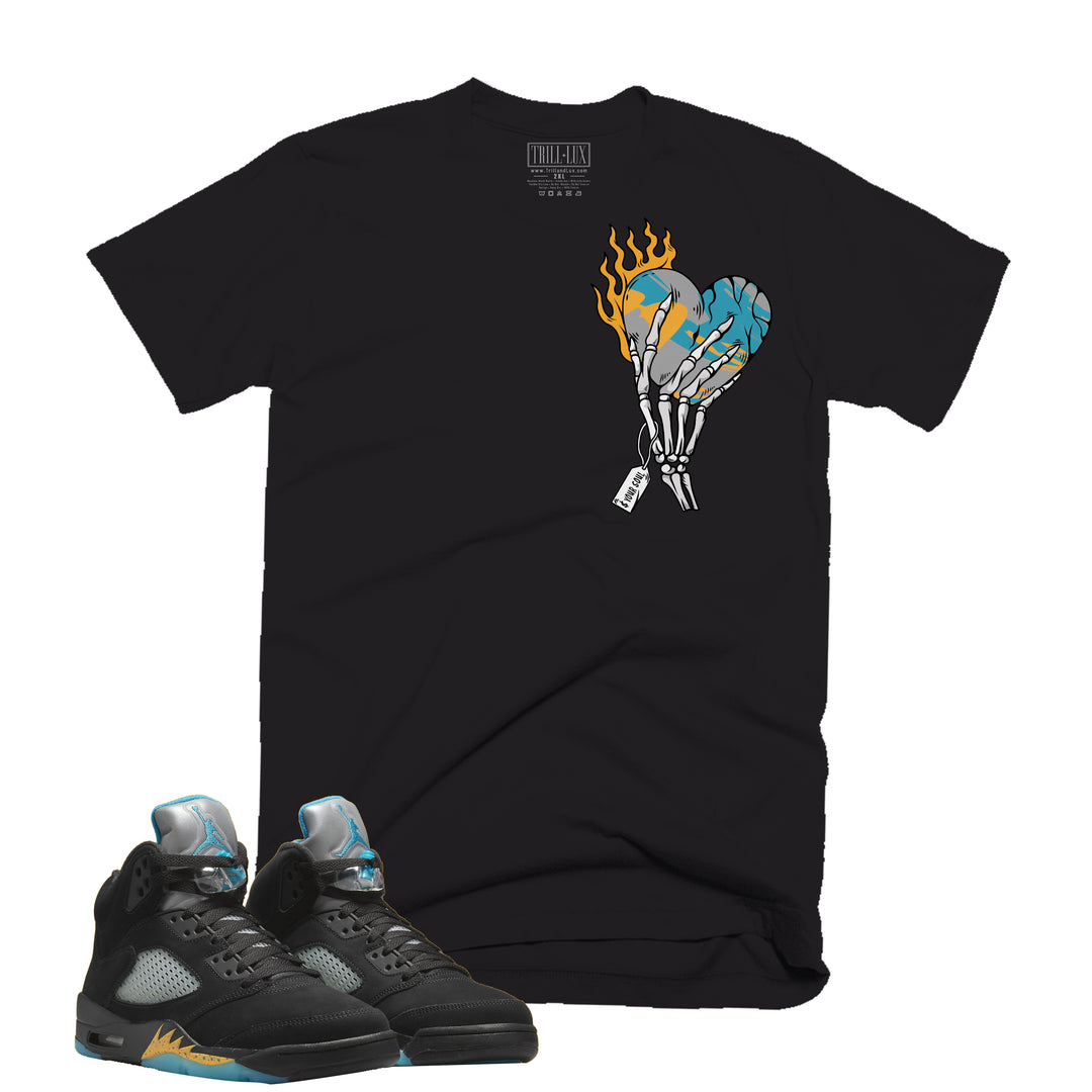 Cost Your Soul Tee | Retro Air Jordan 5 Aqua T-shirt