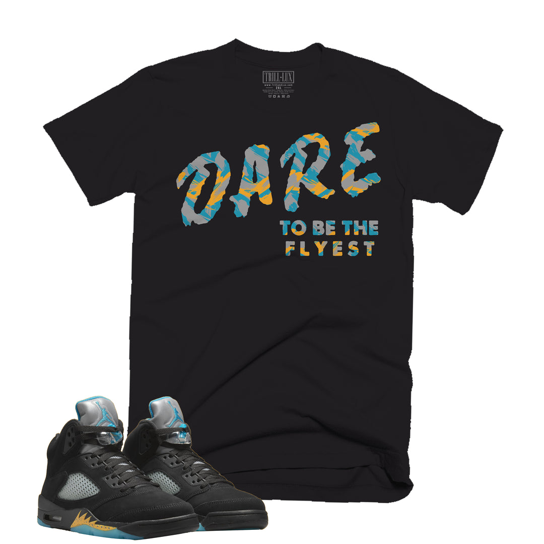 Dare Tee | Retro Air Jordan 5 Aqua T-shirt
